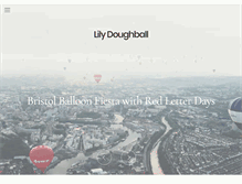 Tablet Screenshot of lilydoughball.com